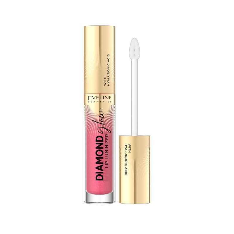 brillo de labios Eveline Diamond Glow con purpurina y ácido hialurónico brillo de labios Eveline Diamond Glow con purpurina y ácido hialurónico