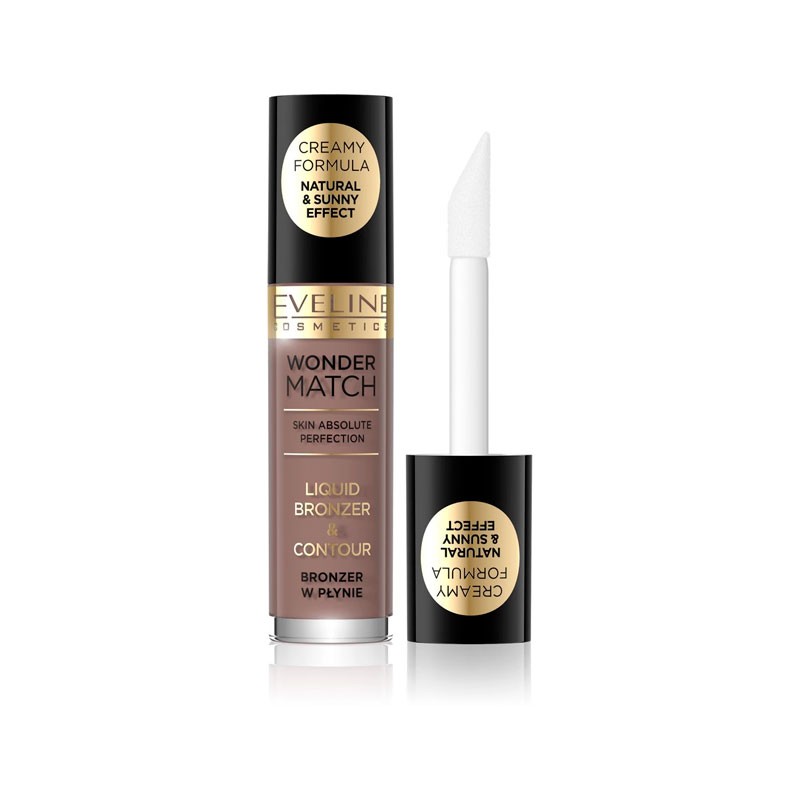 Eveline Wonder Match bronceador líquido textura cremosa ultraligera Eveline Wonder Match bronceador líquido textura cremosa ultraligera