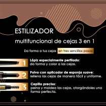 Eveline lápiz, polvo y cepillo para cejas