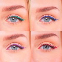 Eveline eyeliner líquido azul semimate