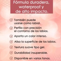 lápiz de labios Eveline para contorno y relleno