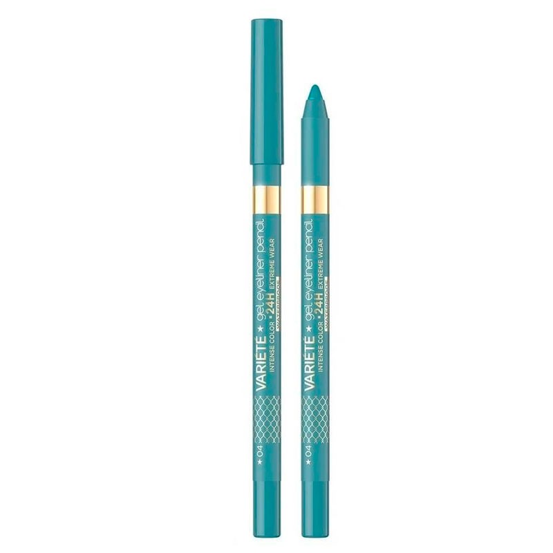 eyeliner gel turquesa Eveline waterproof