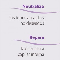 neutraliza tonos amarillos en cabello rubio