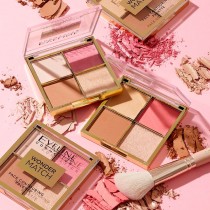 paleta profesional para contorno, rubor e iluminador