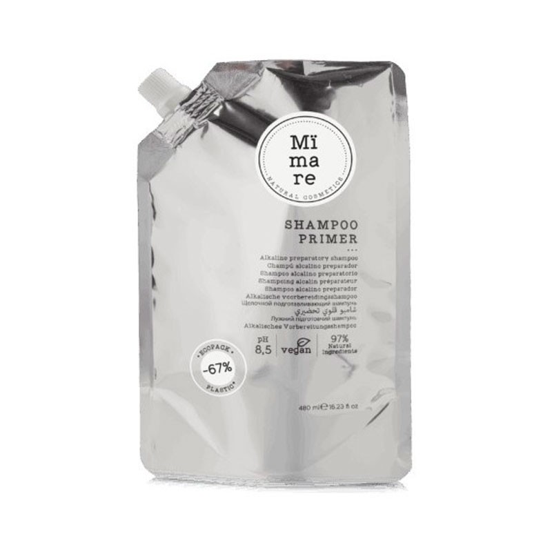 champú vegano primer alcalino cabello mimare 480ml champú vegano primer alcalino cabello mimare 480ml