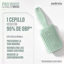 cepillo sostenible Andreia Pro Wave verde para todo tipo de cabello