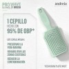 cepillo sostenible Andreia Pro Wave verde para todo tipo de cabello