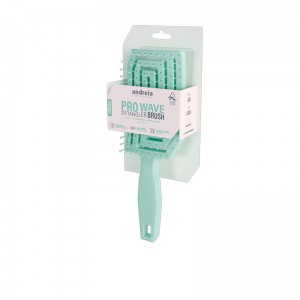 cepillo desenredante sostenible mini Andreia Pro Wave verde