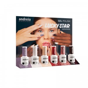 pack 6 esmaltes semipermanente Andreia Gel Polish Lucky Star edición limitada