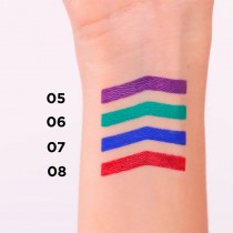 delineador verde para maquillaje profesional