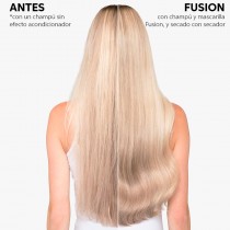 Cabello suave y brillante con pack Wella Fusion reparación profunda