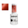 Esmalte semipermanente Andreia Gel Polish 10.5 ml Nº FE1 rojo glitter efecto ojo de gato