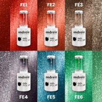 Colección completa de Andreia Gel Polish Cat Eye con 6 colores vibrantes.