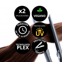 Tratamiento profesional Bioker con alisado orgánico y efecto anti-encrespamiento