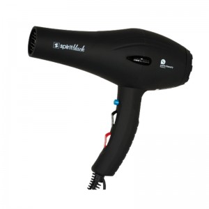 Secador profesional Spirit negro 2000W para peluquería y estilismo