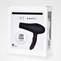 Secador profesional ligero Spirit 2000W, evita fatiga en manos y muñecas