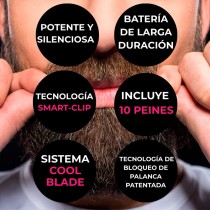 cortapelos profesional JRL con batería de litio y 240 minutos de autonomía