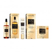Pack Facial Reafirmante Eveline Gold Peptides para piel madura