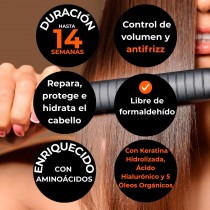 Alisado Kativa con keratina, ácido hialurónico y 5 óleos orgánicos