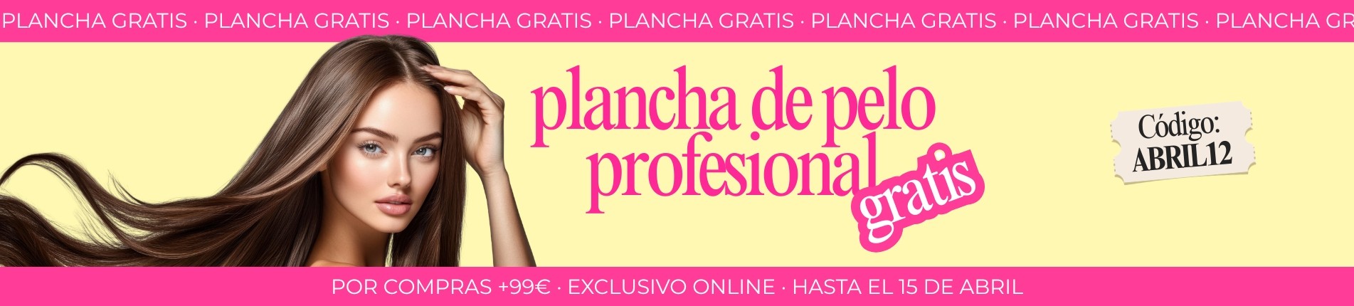REGALO PLANCHA PROFESIONAL DE PELO