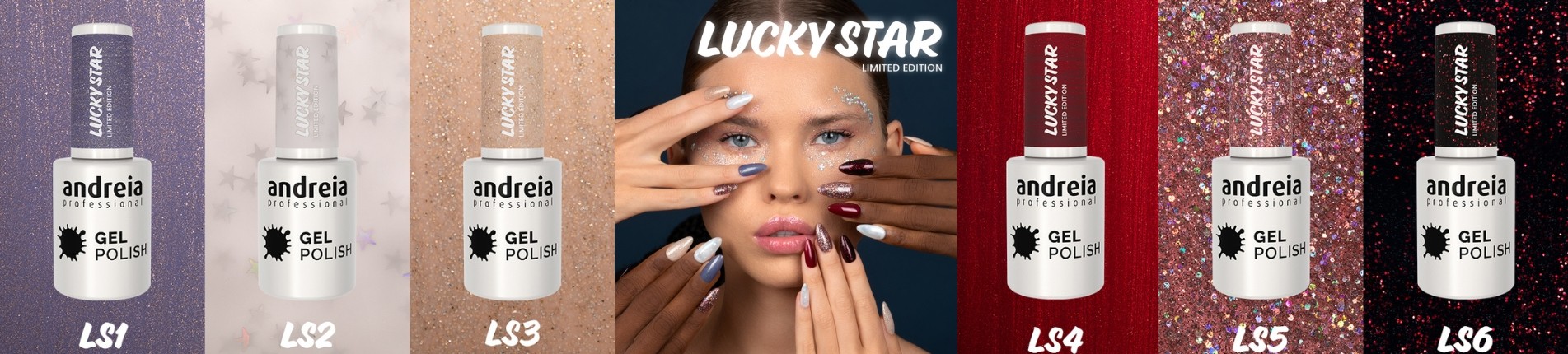 COLECCIÓN LIMITADA ESMALTES SEMIPERMANENTES LUCKY STAR ANDREIA