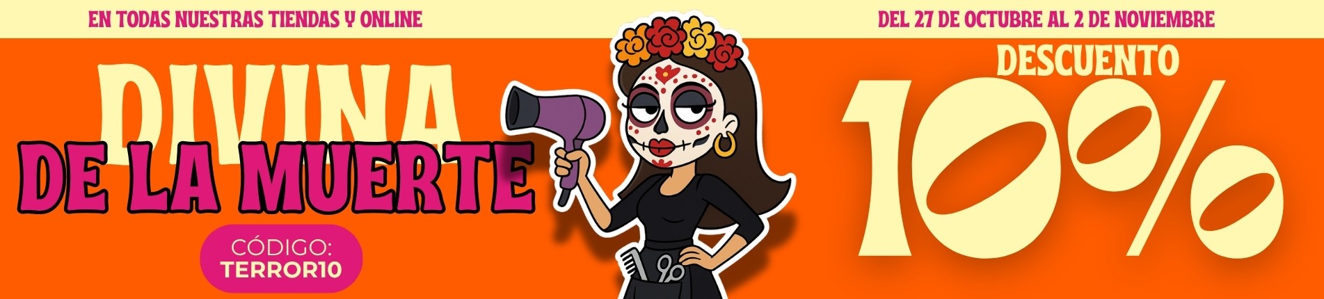 10% de DESCUENTO HALLOWEEN