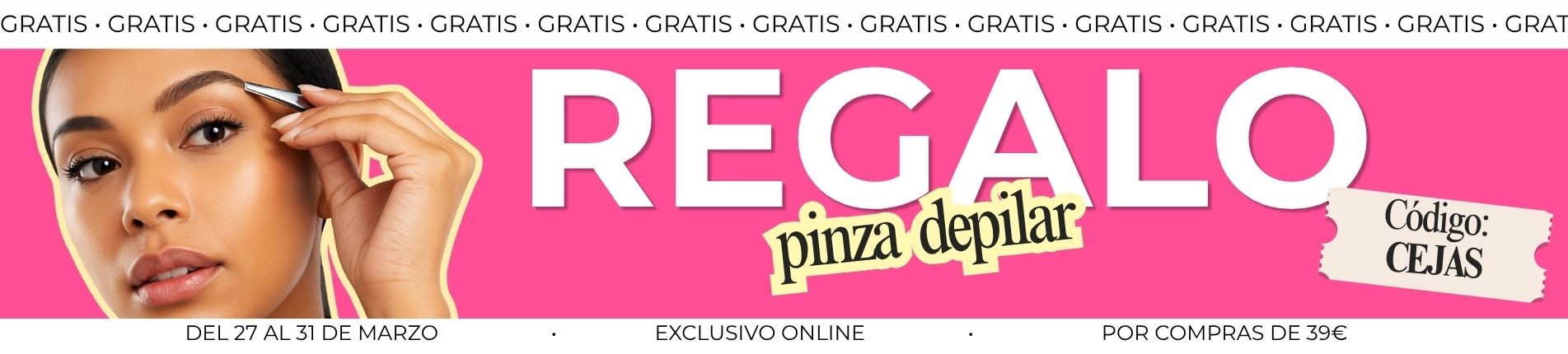 REGALO PINZA DE DEPILAR