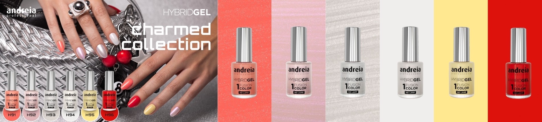 NUEVA COLECCIÓN ANDREIA ESMALTES EFECTO GEL SIN LÁMPARA